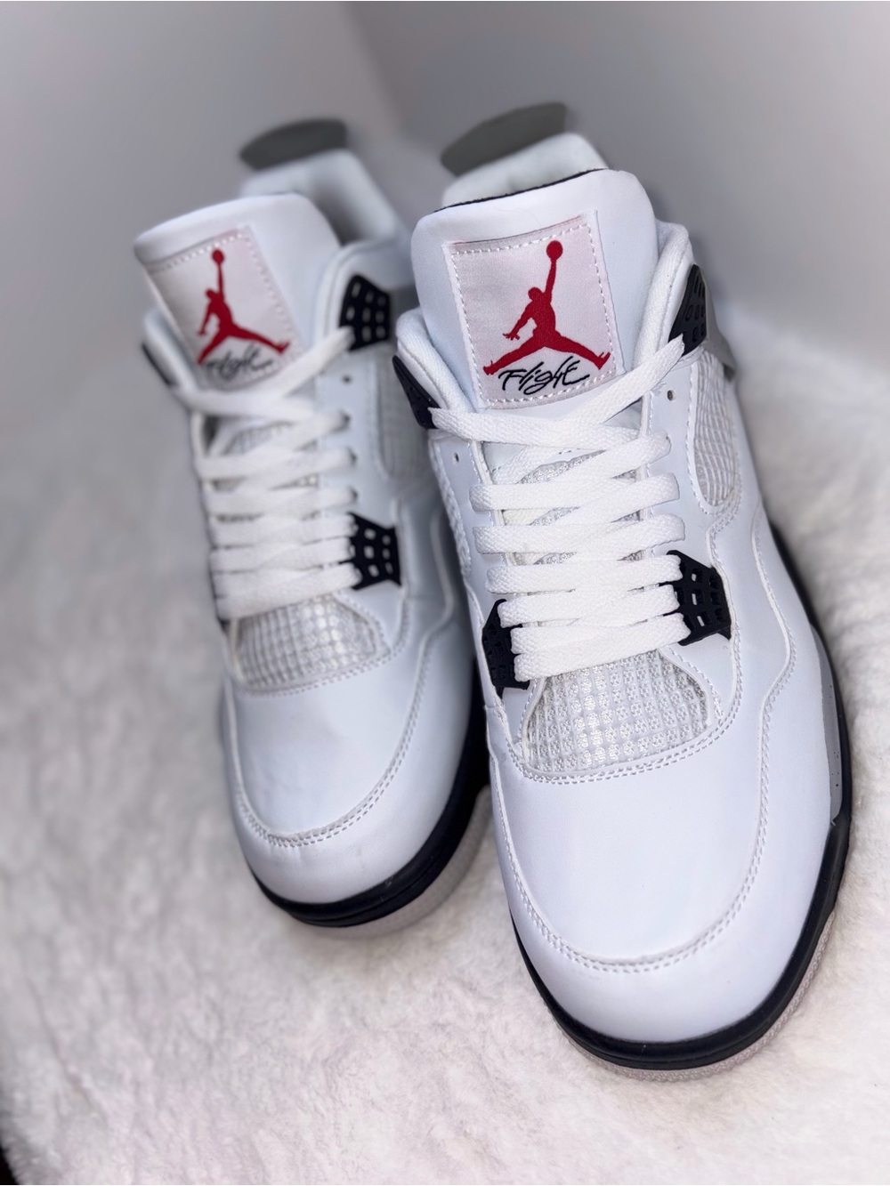 Nike Air Jordan 4 White/Black/Red Men’s Sneakers